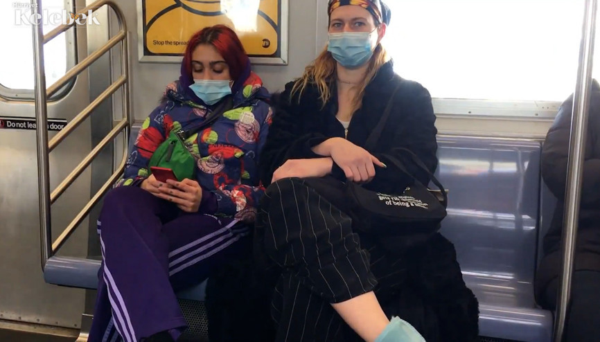 Metroda görüntülendi