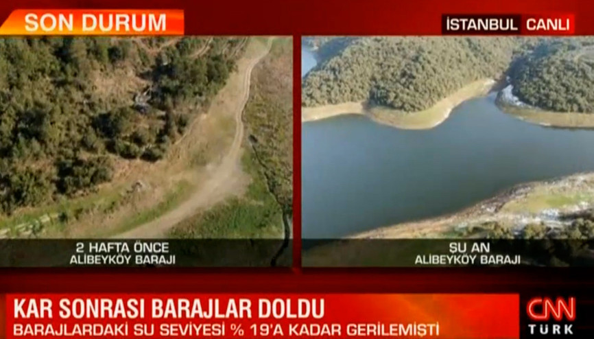 Kar sonrası barajlar doldu