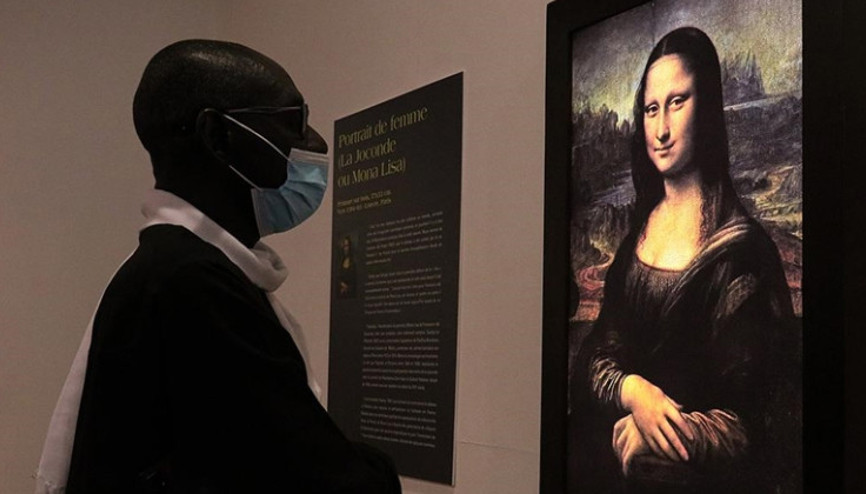 Da Vincinin başyapıtları Mona Lisa ve Son akşam yemeği Senegale geldi Da Vincinin başyapıtları Mona Lisa ve Son akşam yemeği Senegale geldi