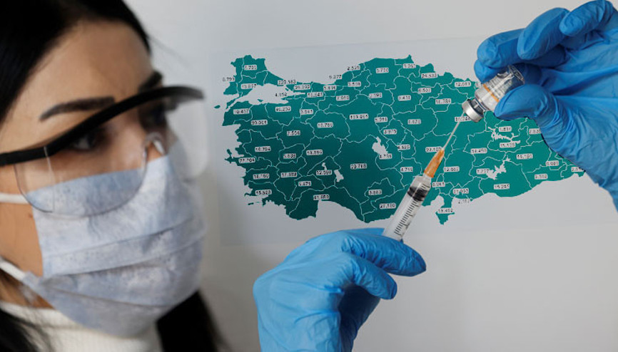 Türkiyenin aşı haritası erişime açıldı İşte il il son durum…