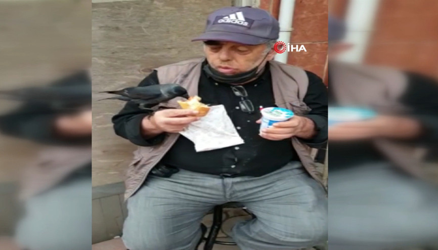 Kargayla beraber döner yedi, ayran içti