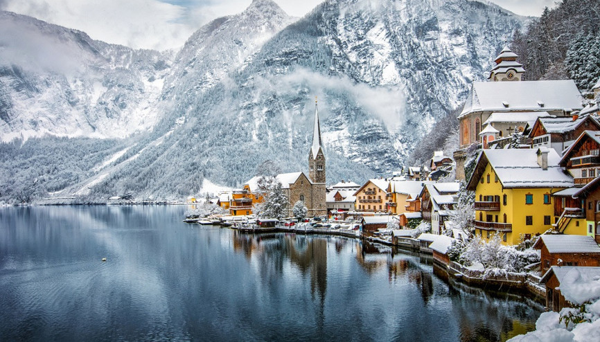 Kışın en çok yakıştığı kasaba: Hallstatt Kışın en çok yakıştığı kasaba: Hallstatt