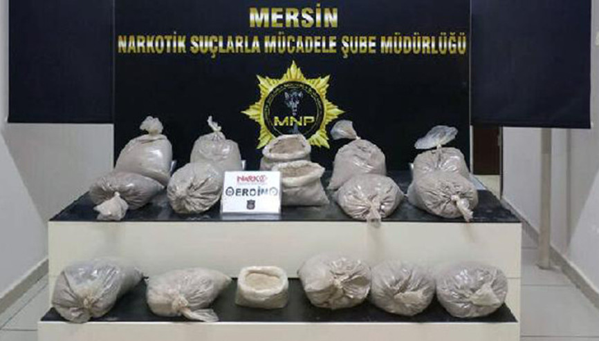 Mersin polisi, bir yılda 308 kilo kokain ele geçirdi