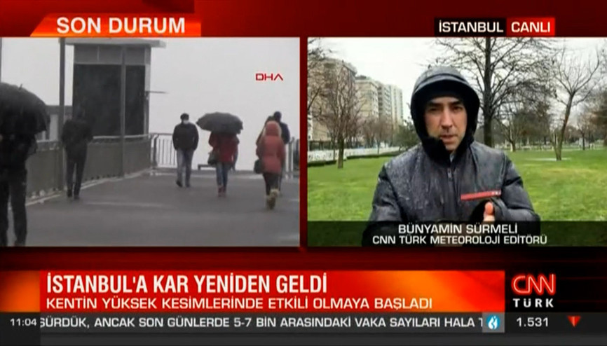 Bünyamin Sürmeli canlı yayında hava durumu için son bilgileri paylaştı