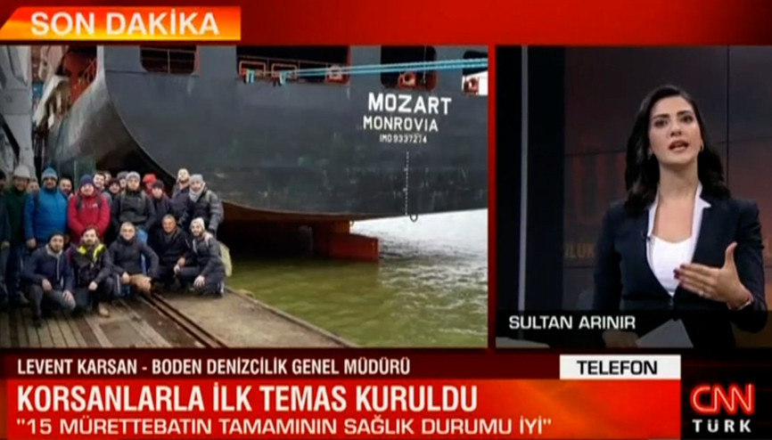 Korsanlarla ilk temas kuruldu Korsanlarla ilk temas kuruldu