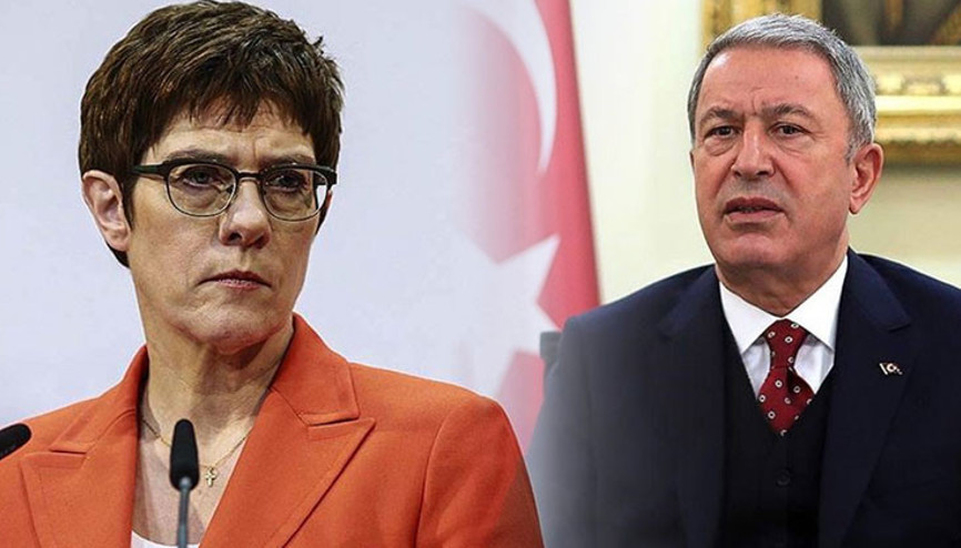 Bakan Akar, Berlin’de Alman mevkidaşı Kramp-Karrenbauer ile görüşecek