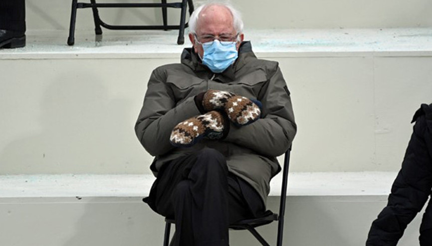 Sosyal medyada viral olan Sanders’ın eldivenleri seri üretilecek