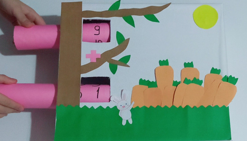 Zıp zıp tavşan havuç avında (Toplama işlemi)