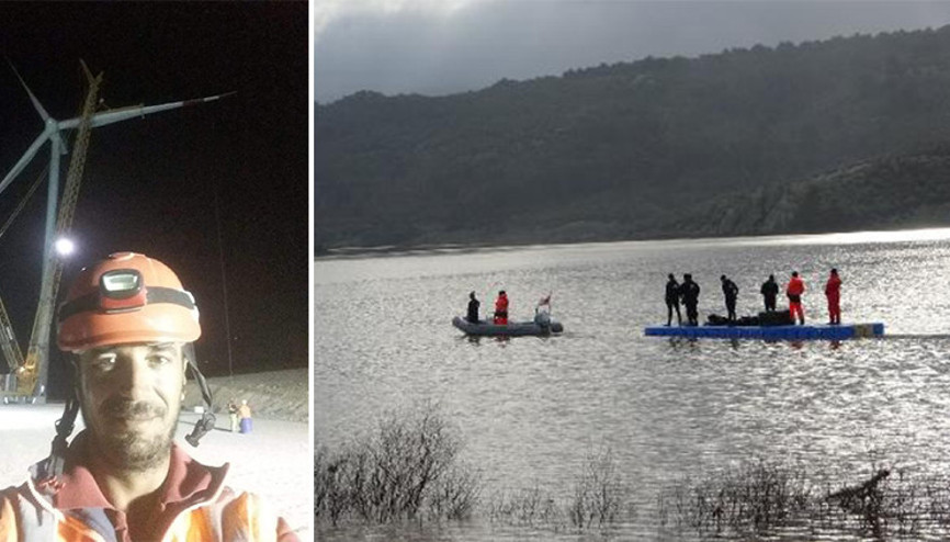Çanakkalede baraj suyunda kaybolan kişiyi arama çalışmaları 7’nci gününde