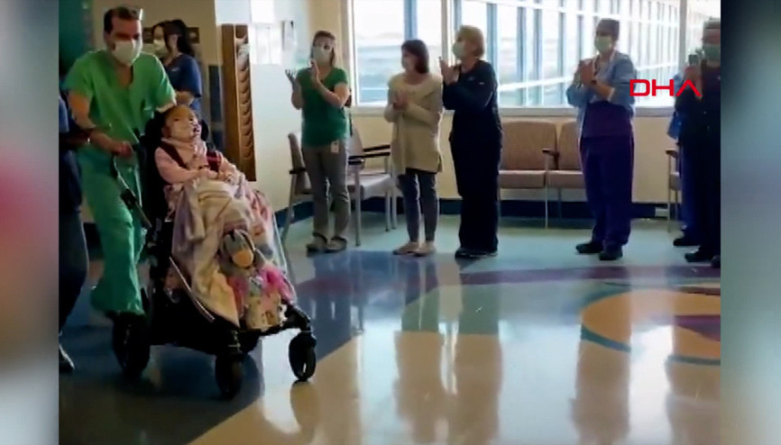 ABDde 4 yaşındaki Stella Martin, 9 aylık koronavirüs savaşını kazandı