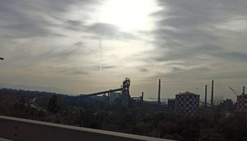 İskenderun açıklarında hortum oluştu