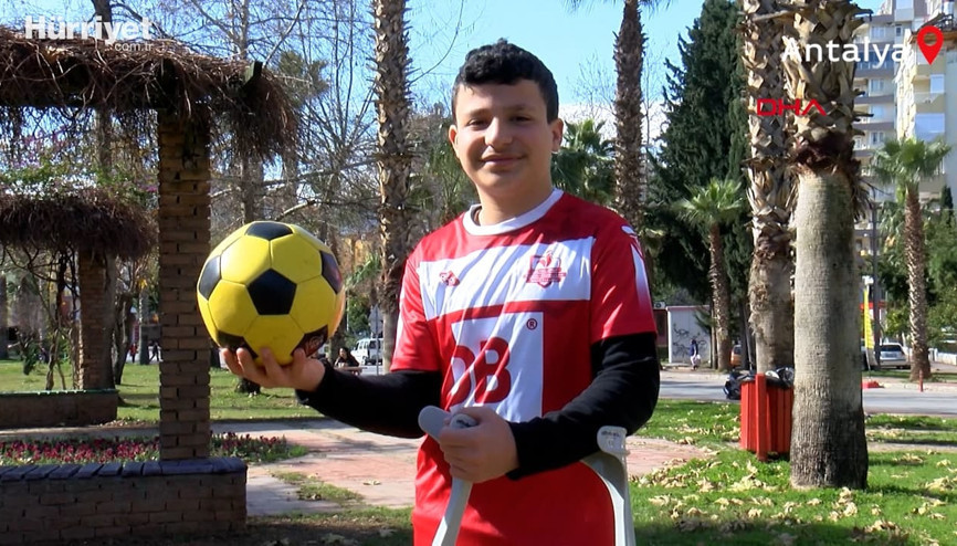 Ampute futbolun genç yıldızının transfer heyecanı