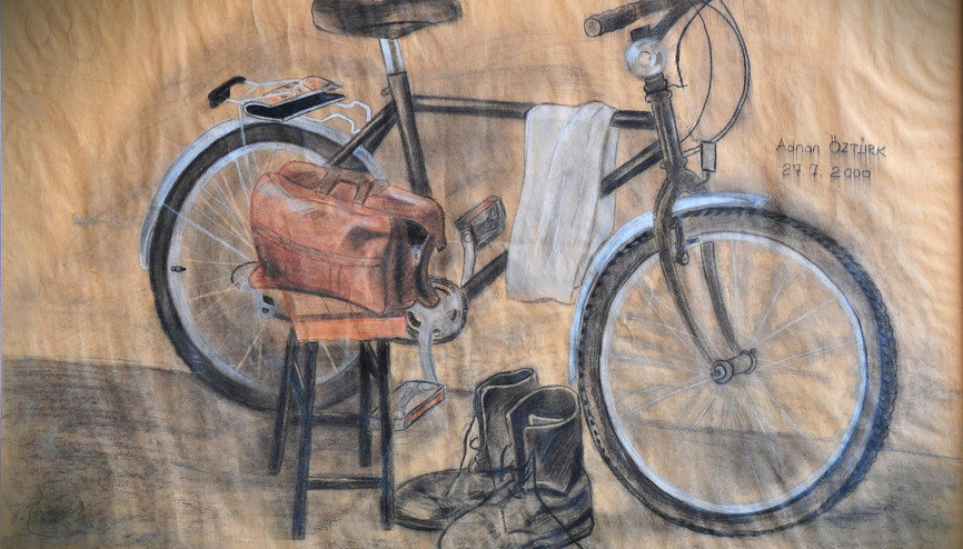 Üniversitede dekan atölyede ressam