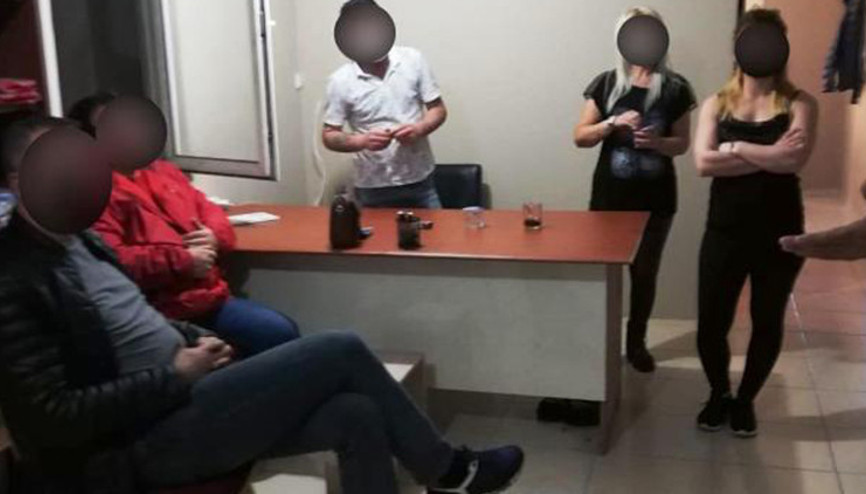 Antalyada kapalı olması gereken SPAya baskın