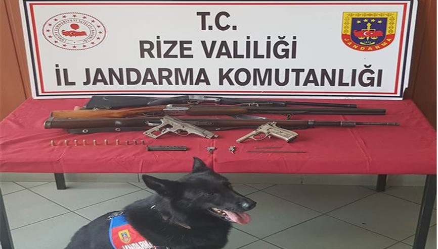 Rizede silah imalatı ve ticaretine yönelik operasyonda 1 şüpheli yakalandı