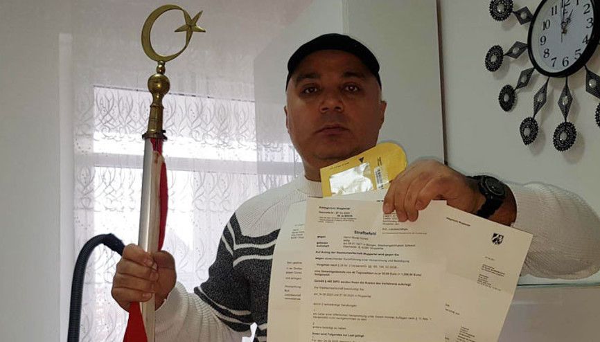 Türk bayrağı rahatsız etti