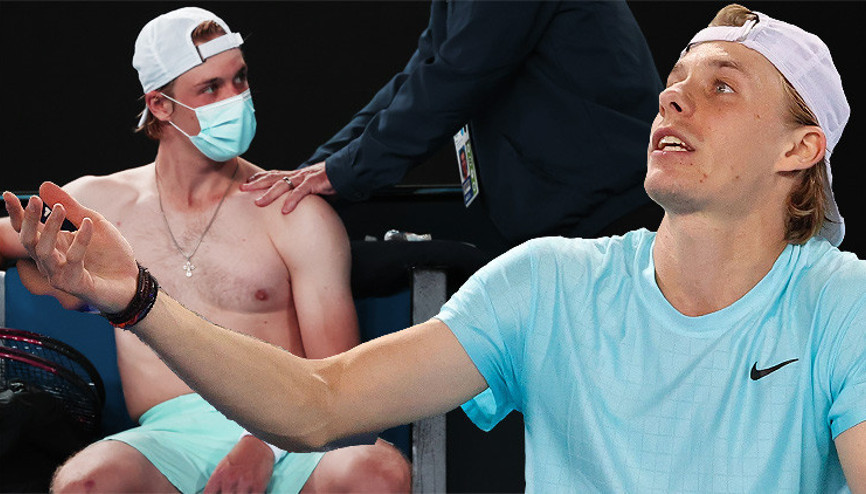 Avustralya Açıkta tuvalet krizi Denis Shapovalov hakemden izin alamayınca...