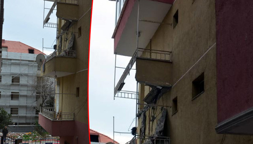 Avcılarda korku dolu anlar Bir anda kendiliğinden çöktü...