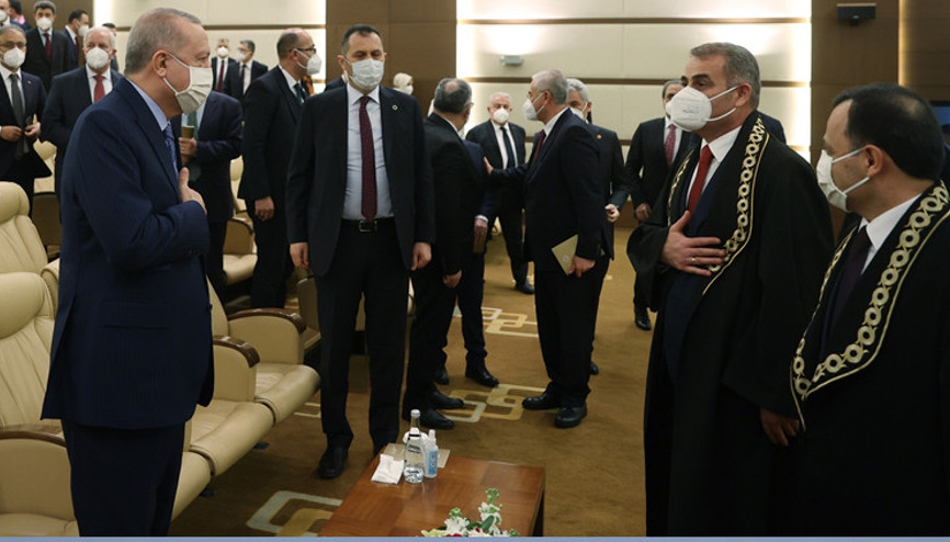 Cumhurbaşkanı Erdoğan, İrfan Fidan’ın yemin törenine katıldı