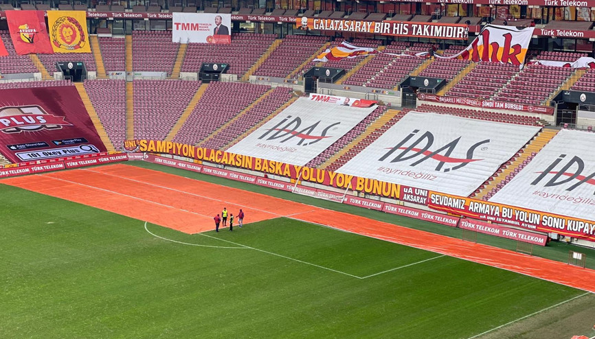Türk Telekom Stadında kar önlemleri