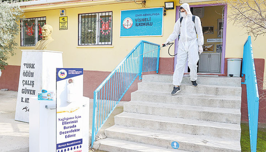 Köy okullarında yüz yüze hazırlığı