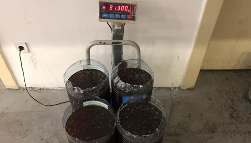 Sarp Gümrük Kapısında, TIRın yakıt deposundan 480 kilo bal çıktı