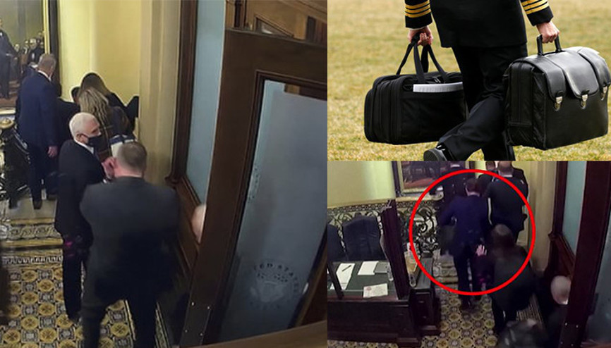 Kongre baskınındaki inanılmaz anlar kamerada: Nükleer kodlar tehlike altındaydı