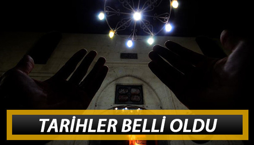 Üç ayların müjdecisi Regaip Kandili ne zaman İşte 2021 Regaip, Berat ve Miraç Kandili tarihleri... Üç ayların müjdecisi Regaip Kandili ne zaman İşte 2021 Regaip, Berat ve Miraç Kandili tarihleri...