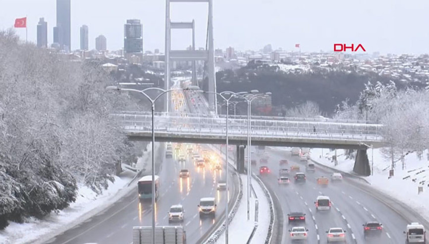 Haftanın ilk gününde İstanbulda trafik sakin