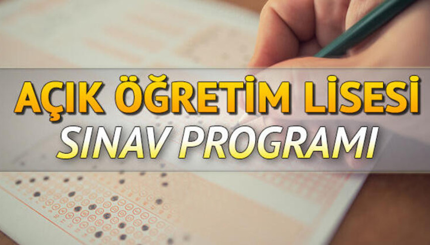AÖL sınavları ne zaman 2021 Açık Öğretim Lisesi 1. Dönem sınavları çevrimiçi (online) yapılacak