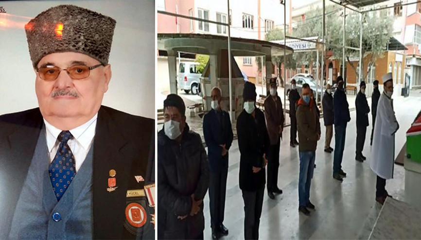 Kıbrıs Gazisi son yolculuğuna uğurlandı