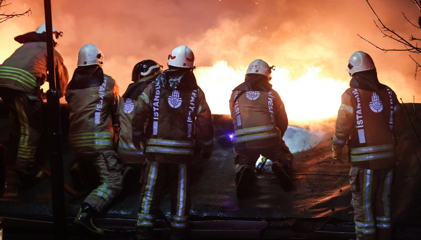Boğaziçinde yangın