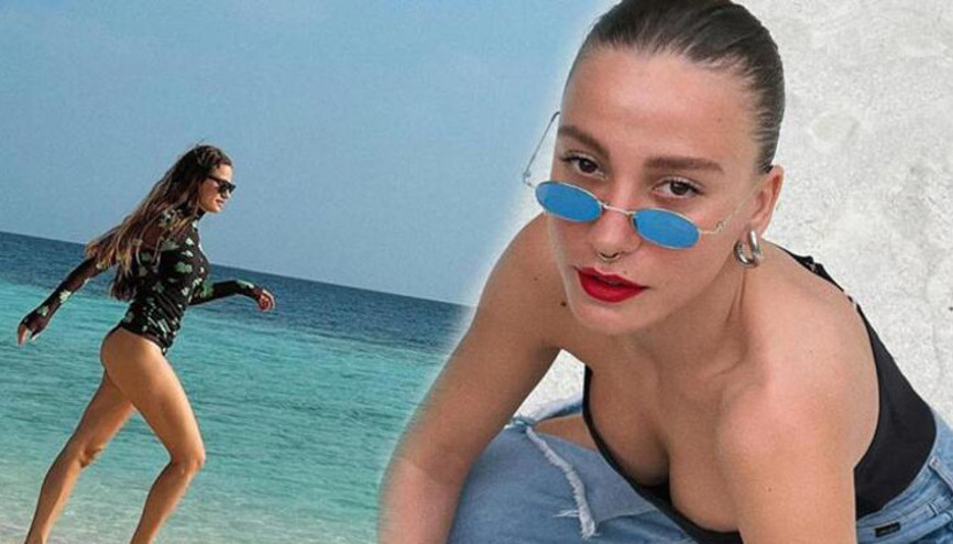 Acılara yürüyor korkmuyorum  Serenay Sarıkayadan yeni tatil pozu