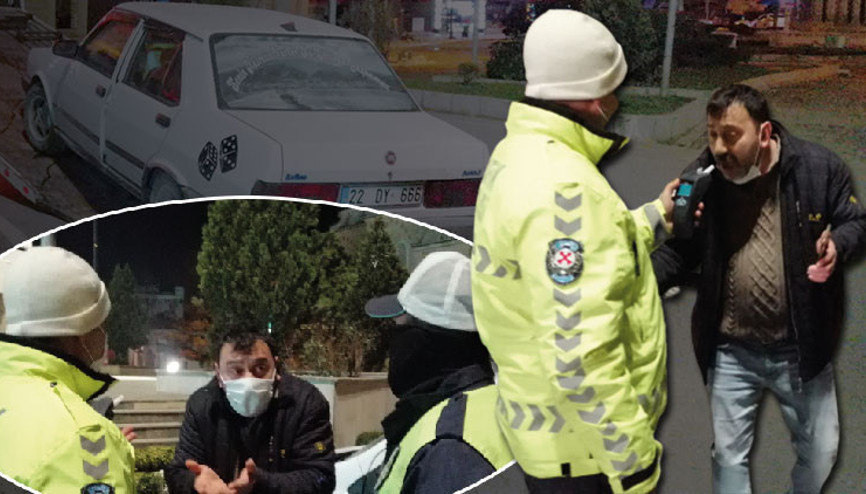 Nefesim yetmiyor dedi, polisi suçladı Zil zurna sarhoş çıktı