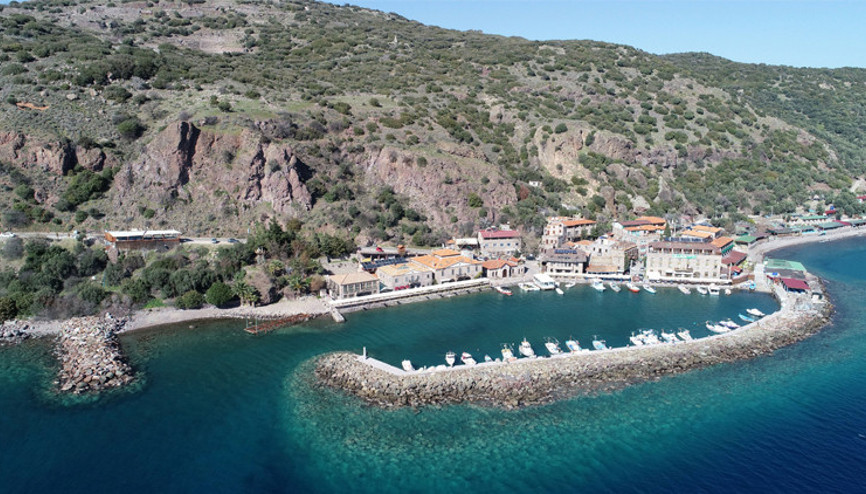 Assos 500 gün kapanacak Büyük kayalar için çalışmalar başladı