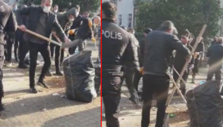 Maltepede çöp toplama gerginliği