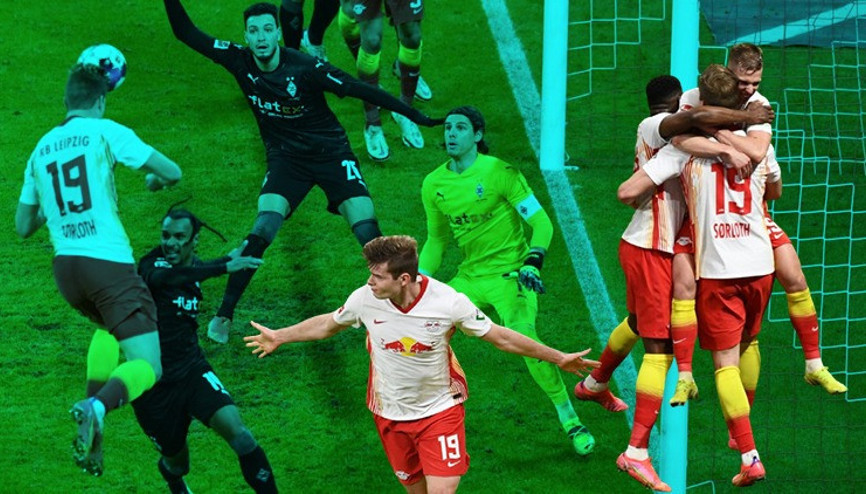 Alexander Sörloth attı, Leipzig 90+3te geri döndü