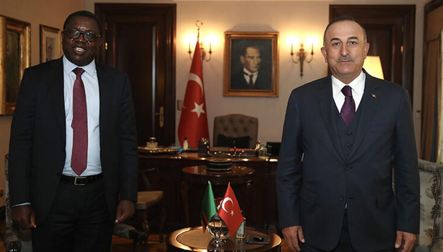 Çavuşoğlu, Zambiya Dışişleri Bakanı Malanji ile bir araya geldi