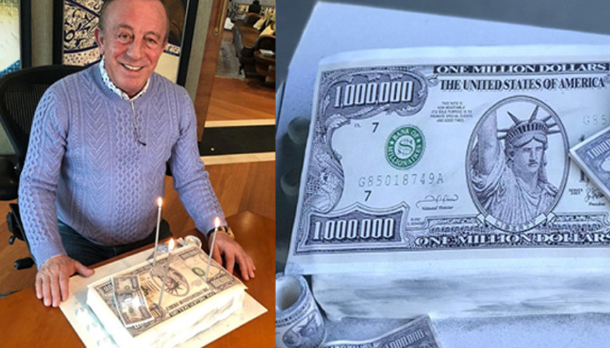 Ali Ağaoğluna 1 milyon dolarlık pasta