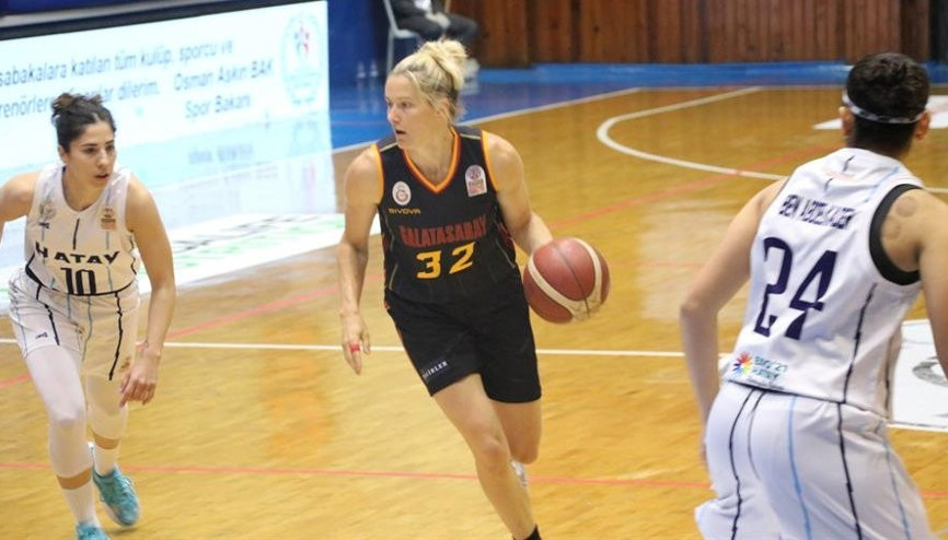 Kadınlar Basketbol Süper Ligi: Hatay Büyükşehir Belediyespor 63-74 Galatasaray