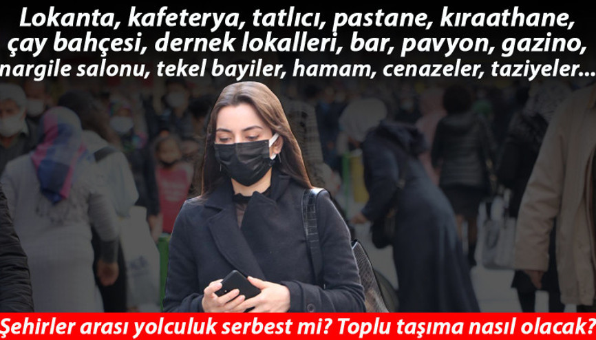 İçişleri Bakanlığı yayınladı İşte yeni normalleşme süreci ile ilgili sıkça sorulan sorular…