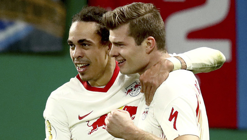 Almanya Kupasında Leipzig ve Holstein Kiel yarı finale yükseldi