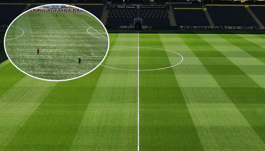 Fenerbahçe Antalyaspor maçına saatler kala zeminin son durumu...