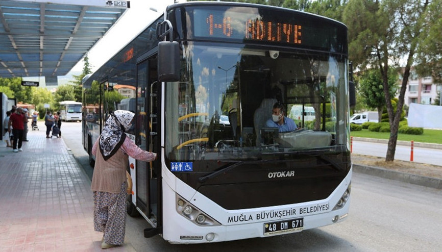 Muğlada toplu ulaşıma düzenleme Artık o vatandaşlar da faydalanabilecek...
