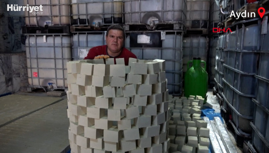 150 yıllık ata mesleğini sürdürüp, sabun üretiyor