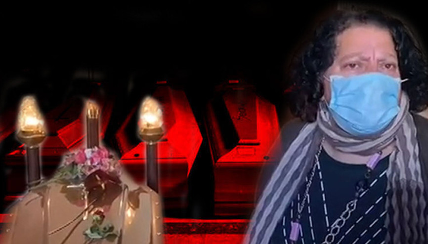 İtalyada mezar yeri kalmadı... Annesinin tabutunu 10 gündür salonda tutuyor