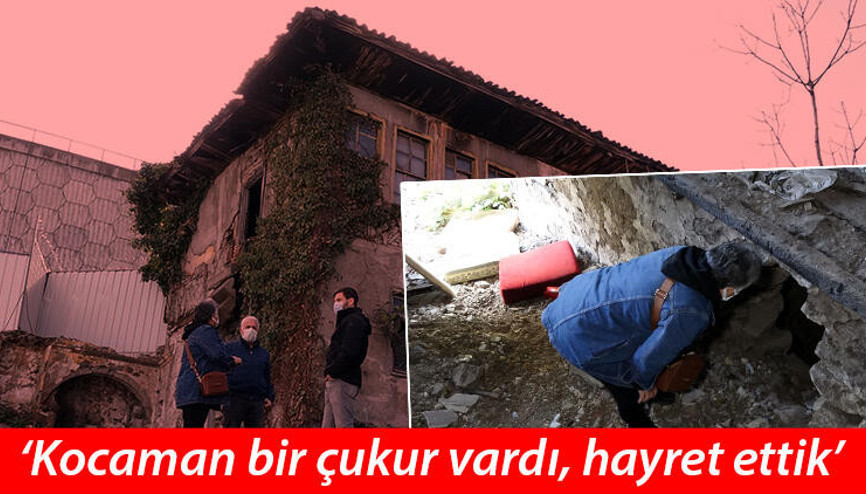 Trabzonda 120 yıllık evi defineciler talan etti