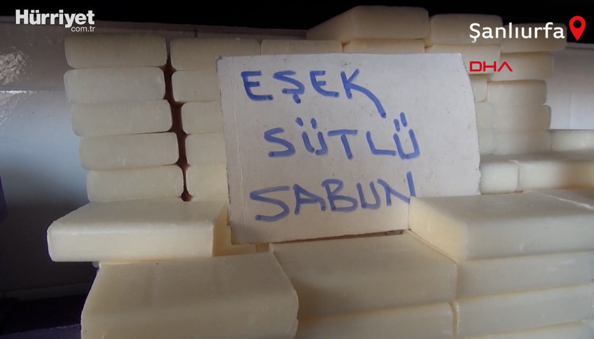 Eşek ve keçi sütünden yapılan sabunlara ilgi Eşek ve keçi sütünden yapılan sabunlara ilgi