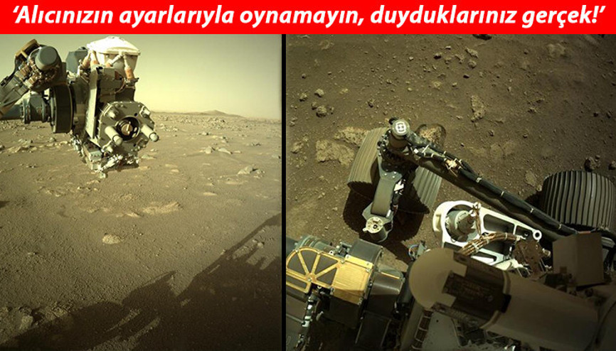 NASA paylaştı Perseverance uzay aracı Mars’ın seslerini yolladı
