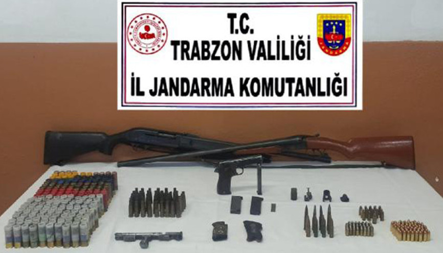 Trabzon’da silah kaçakçılığı operasyonu: 1 gözaltı
